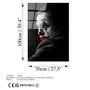 Wallity UV-140 Pintura Decorativa de Vidrio Templado Multicolor 70 x 100 cm